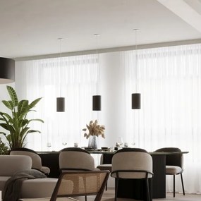 Lustră pe cablu OTTO 1xE27/60W/230V d. 15 cm neagră Sollux SL.0742