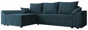 Colțar Memphis 104Cutie de pat, 244x138x82cm, 88 kg, Picioare: Plastic