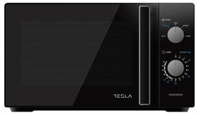 Cuptor cu microunde Tesla MW2030MB, 700 W, 20 L, 5 trepte, Timer, Dezghetare, Negru
