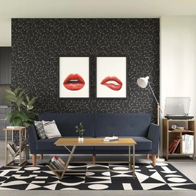 Canapea extensibilă albastru închis 205 cm Regal - Novogratz