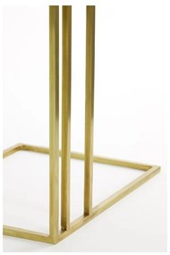 Măsuță auxiliară cu blat cu aspect de marmură 31x41 cm Roshan – Light &amp; Living