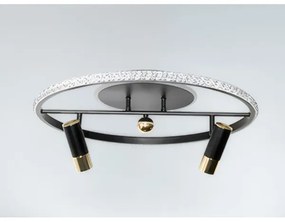 Plafonieră LED dimabilă LED/60W/230V 3000-6500K negru + telecomandă