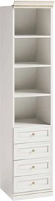 Coloană lemn masiv Vanna IV, 50,4 × 62,5 × 245,8 cm