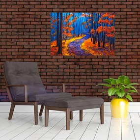 Tablou - Pădurea toamna (90x60 cm)