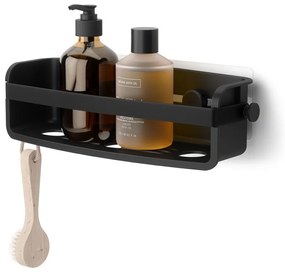 Raft pentru baie negru autoadeziv din plastic Flex Adhesive – Umbra