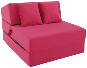 Scaun pliant/saltea PELOS, roză închis