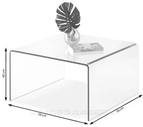 Măsuță de cafea Jarwis Xl (transparent). 1111909