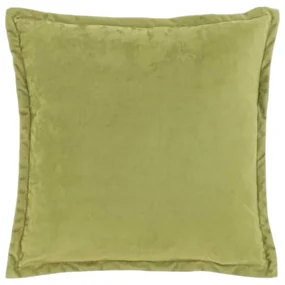 Perna decorativa catifea TATUM 45x45 cm, verde deschis