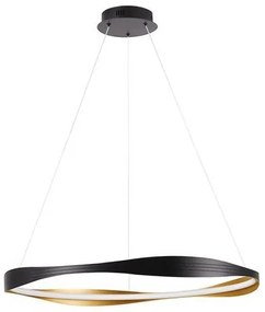 Lustra LED CCT moderna cu telecomanda Platinum 80cm