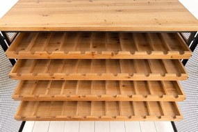 Raft pentru 55 sticle de vin Bodega 130cm