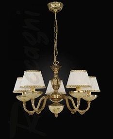 Candelabru din alama 5 brate design italian 6522