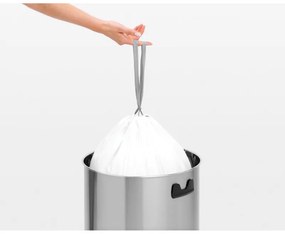 Cos de gunoi Brabantia Touch Bin 647251, 60 L, Deschidere lina si silentioasa, Negru/inox