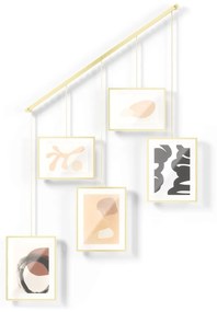 Rame aurii de suspendat 5 buc. din metal 66x69 cm Exhibit – Umbra