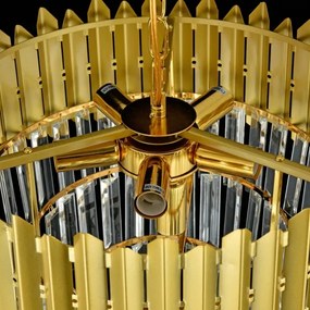 Brilagi - Candelabru pe lanț CRISTAL 5xE14/40W/230V Ø 45 cm