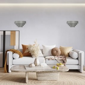 Aplică RINGS 2xE27/15W/230V gri