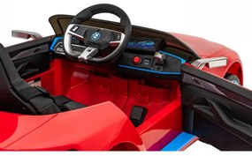 Masinuta Electrica cu acumulator pentru copii NOVOKIDS™ BMW I4, Cu telecomanda, Roti din Cauciuc EVA, Max 30 kg , Usi cu deschidere , 3 Viteze,