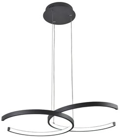 Lustră LED dimabilă pe cablu LED/50W/230V 3000-6500K + telecomandă