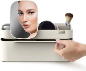 Organizator de baie bej pentru cosmetice din plastic Viva – Joseph Joseph