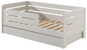 Set TODDLER format în Pat copii pentru copii mici (70 x 140 cm) cu sertar de depozitare.