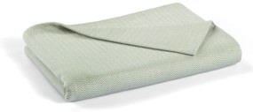 Cuvertură verde din bumbac pentru pat dublu 240x260 cm Lines - Mijolnir