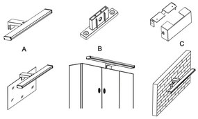 Top Light - Lampă LED pentru oglindă de baie TEXAS XL LED/10W/230V 3000/4000/6500K IP44