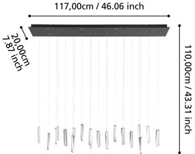 Lustră LED dimabilă pe cablu Eglo 390211 SARDENARA 8xLED/4,2W/230V 3000K