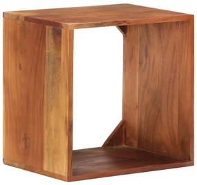 vidaXL Raft de perete, 40x30x40 cm, lemn masiv de acacia