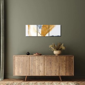 Tablou - Pictură minimalistă (cu ceas) (90x30 cm)