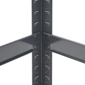 Jusky Set 2 rafturi - 160 x 80 x 40 cm - gri
