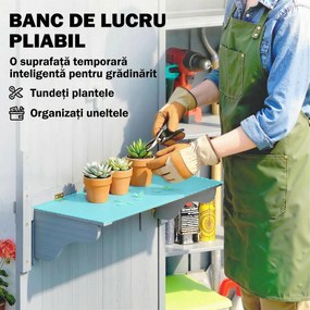Outsunny căsuță dulap depozitare unelte exterior | Aosom Romania