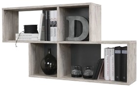 428767 FMD Raft de perete cu 4 compartimente, stejar nisipiu