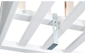 Pătuț alb co-sleeping 60x120 cm Hamburg – Roba