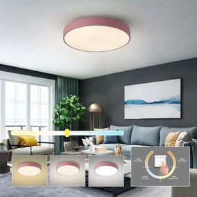 Brilagi - Plafonieră POOL LED/60W/230V 3000/4000/6000K 50 cm roz