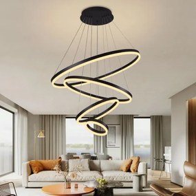 Lustră LED dimabilă pe cablu LED/165W/230V 3000-6500K + telecomandă