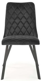 Set de 4 scaune de dining RESTIVO, negre