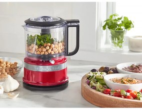 Chopper Classic KitchenAid 5KFC3516EER, 240 W, 0,830 l, 2 viteze, 3450 rpm/min, Fara BPA, Empire Red