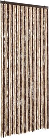 vidaXL Perdea pentru insecte, bej și maro deschis, 100x220 cm Chenille