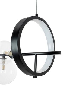 Lustra moderna cu 7 de surse de lumina si LED LINEA 90