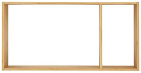 Raft în culoare naturală etajat din bambus 70 cm Ember – House Nordic