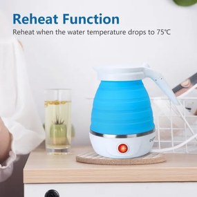 Fierbător de apă portabil Aigostar 600ml 1000W/230V