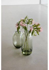 Vaze verde 2 buc. din sticlă lucrate manual (înălțime 38 cm) Moss – Hübsch