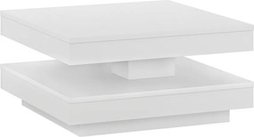Masuta cafea MANDY, alb, 70x70x34 cm