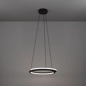 Eglo 901822 - Lustră LED reglabilă pe cablu MEZZOMONTE 2xLED/20W/230V negru + telecomandă