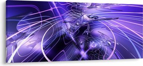 Tablou abstracție tehnică (120x50 cm)
