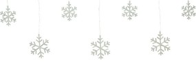 Ghirlandă luminoasă pentru exterior Snowflakes,200x60cm, LED, alb rece, temporizator, 8 funcții, 200 cm