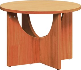 vidaXL Masă de cafea Maroniu cerat 50 x 50 x 35 cm Lemn masiv de pin