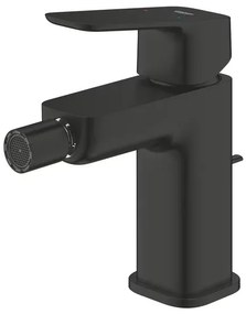 Baterie bideu monocomanda Grohe Cubeo cu ventil Pop-Up negru mat