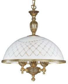 Lustra clasica alama/sticla realizat manual 7102