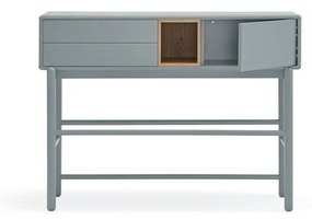 Masă consolă albastră/gri 35x120 cm Corvo – Teulat