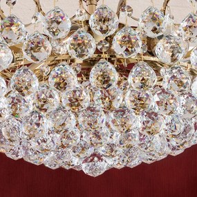 Lustra cristal Asfour, KRISTALL KLASSISCH auriu 55cm